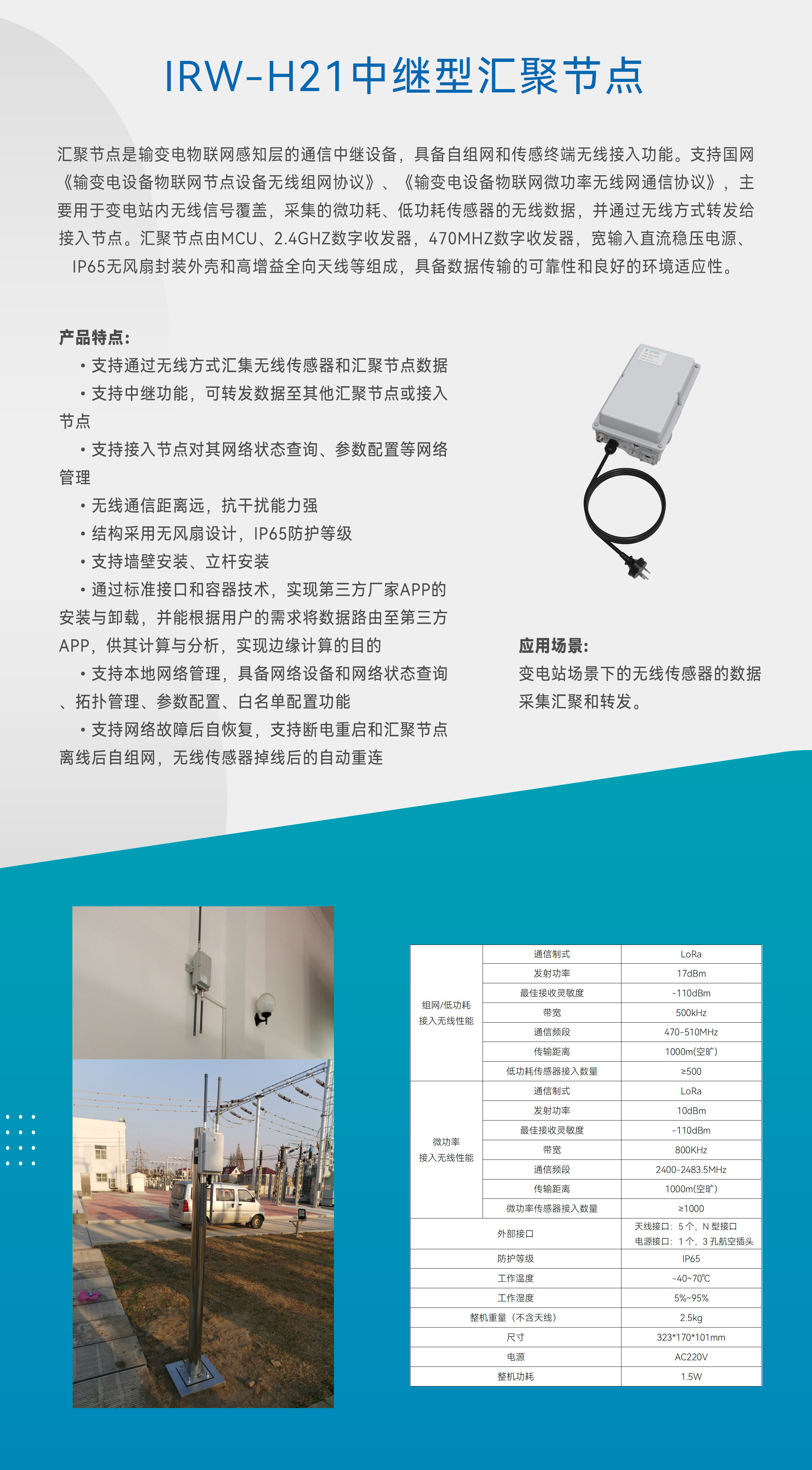 IRW-H21中继型汇聚节点(图1)